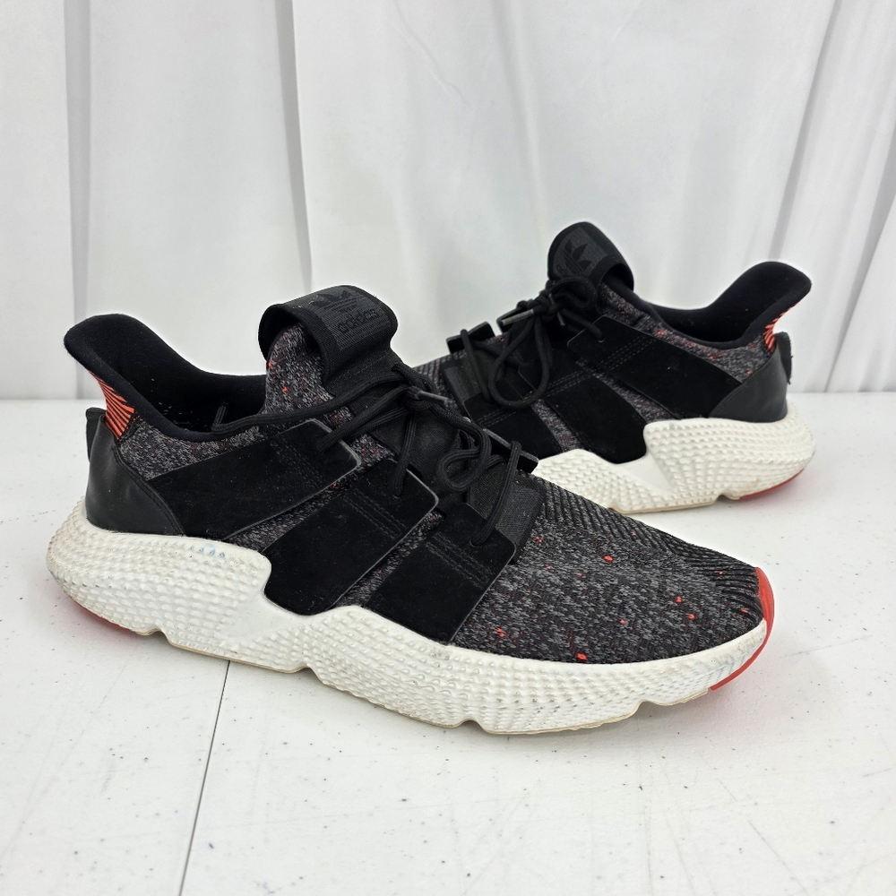 Adidas Original Prophere Men's Size‎ 13 CQ3022 Black Charcoal White Sneakers.